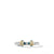 Renaissance Ring in Sterling Silver with Hampton Blue Topaz, 14K Yellow Gold and Diamonds, Size 6