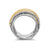 David Yurman The Crossover® Collection Ring in Silver and 18-Karat Yellow Gold (Image 4)