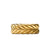 Chevron Band Ring in 18K Yellow Gold, 9mm, Size 10