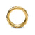 Chevron Band Ring in 18K Yellow Gold, 9mm, Size 10