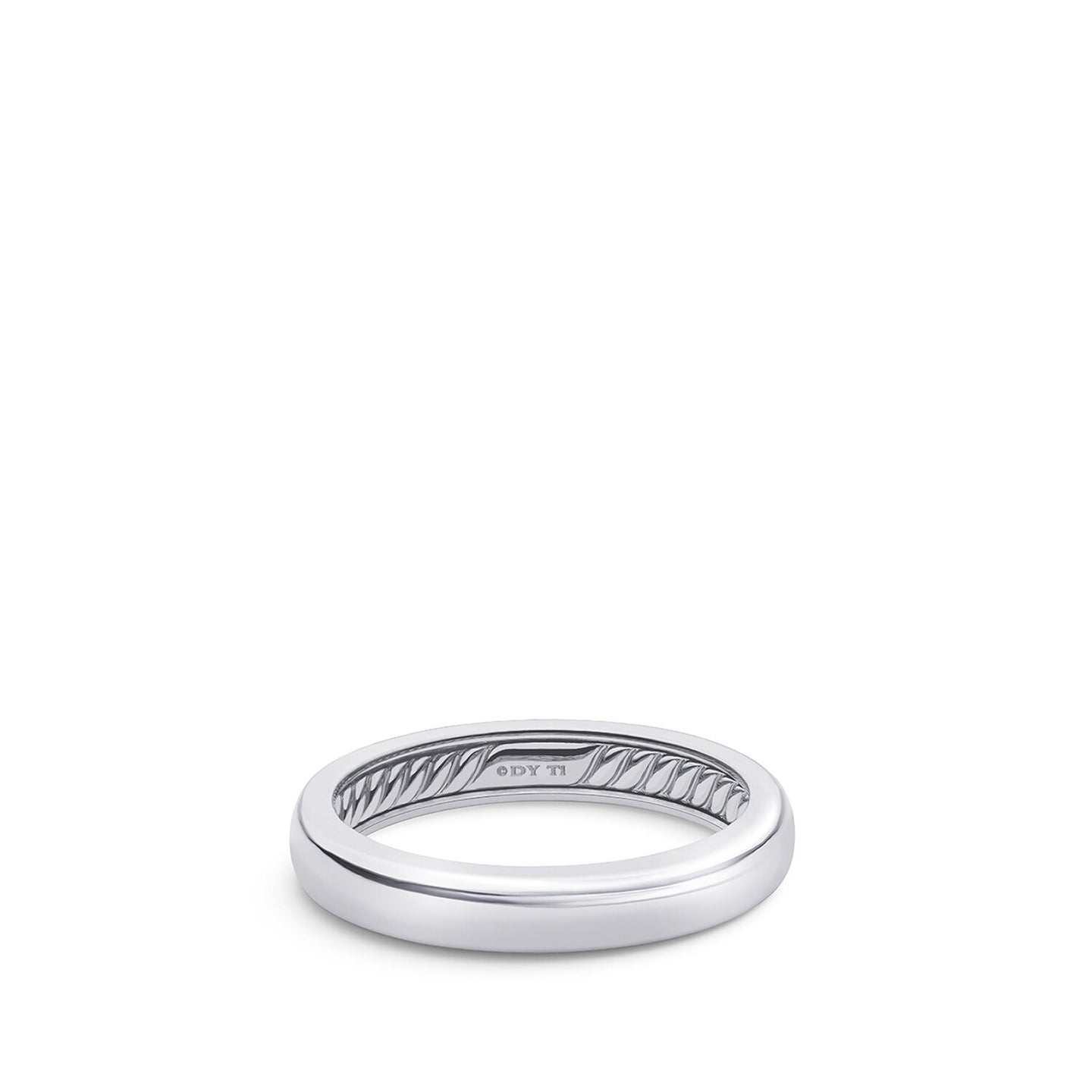 David Yurman DY Classic Band Ring in Grey Titanium in Grey Titanium