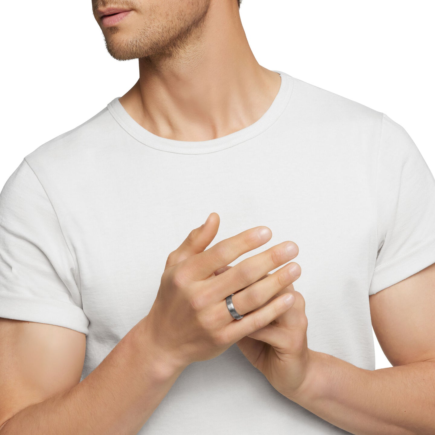 David Yurman The Wedding Collection Ring in Grey Titanium (Image 5)