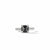 David Yurman Chatelaine® Ring in Sterling Silver with Black Onyx and Diamonds, 8mm in Sterling Silver (Image 2)