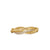 Petite Infinity Band in 18K Yellow Gold with Diamonds, 4mm