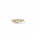 Petite Buckle Ring in 18K yellow Gold with Diamonds, Size 6 (Image 2)