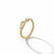 Petite Buckle Ring in 18K yellow Gold with Diamonds, Size 7 (Image 3)