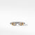 Petite Helena Open Ring with 18K Yellow Gold and Diamonds, Size 7