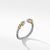 Petite Helena Open Ring with 18K Yellow Gold and Diamonds, Size 7