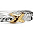 David Yurman The X Collection Ring in Silver and 18-Karat Yellow Gold (Image 4)