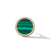 DY Elements Ring with Malachite and Diamonds in 18K Yellow Gold, Size 6