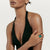 DY Elements Ring with Malachite and Diamonds in 18K Yellow Gold, Size 6