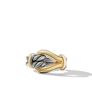 David Yurman Cable Bracelet in Silver and 18-Karat Yellow Gold (Image 10)