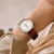 Breitling Navitimer Automatic 36 Watch with Brown Leather Strap on Model