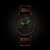 Glow in the Dark Breitling Navitimer Automatic 36 Watch with Brown Leather Strap