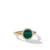 Load image into Gallery viewer, Petite DY Elements Ring in 18K Yellow Gold with Malachite and Pavé Diamonds, Size 7