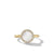 Load image into Gallery viewer, Petite DY Elements Ring in 18K Yellow Gold with Mother of Pearl and Pavé Diamonds, Size 7