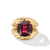 Marbella Ring in 18K Yellow Gold with Rhodolite Garnet, 20mm