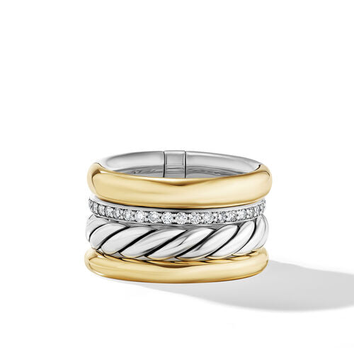 David Yurman Mercer Multi Row Ring Sterling Silver | Fink's