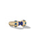 Renaissance Color Ring in 18K Yellow Gold with Lapis and Hampton Blue Topaz