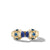 Load image into Gallery viewer, Renaissance Color Ring in 18K Yellow Gold with Lapis and Hampton Blue Topaz, Size 7