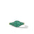 Petite Pavé Pinky Ring in 18K Yellow Gold with Emeralds, Size 3.5