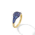Petite Pavé Pinky Ring in 18K Yellow Gold with Sapphires, Size 4