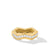 Zig Zag Stax Ring in 18K Yellow Gold with Diamonds, Size 6