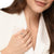 Petite Cable Open Ring in Sterling Silver with 14K Yellow Gold and Pearls, 3.4mm