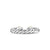 Petite Cable Ring in Sterling Silver with 14K Yellow Gold, 3.4mm