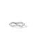 Zig Zag Stax Ring in Sterling Silver with Diamonds, Size 5