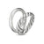 DY Mercer Two Row Ring in Sterling Silver, 8mm