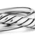 Crossover Two Row Ring in Sterling Silver, 7.4mm