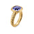 DY Mercer Stone Ring in 18K Yellow Gold with Iolite, 10mm