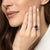 DY Mercer Stone Ring in 18K Yellow Gold with Iolite, 10mm