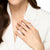 DY Mercer Pavé Band Ring in Sterling Silver with Diamonds, 3.7mm