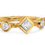 Petite Modern Renaissance Ring in 18K Yellow Gold with Diamonds, 6.4mm