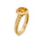 DY Mercer Stone Ring in 18K Yellow Gold with Citrine, 7mm