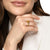 DY Mercer Stone Ring in 18K Yellow Gold with Citrine, 7mm