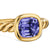 DY Mercer Stone Ring in 18K Yellow Gold with Iolite, 7mm