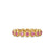 Bezel Set Band in 18K Yellow Gold with Pink Tourmalines, 4mm