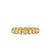 Bezel Set Band in 18K Yellow Gold with Diamonds, 3.7mm