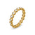 Bezel Set Band in 18K Yellow Gold with Diamonds, 3.7mm