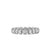 Bezel Set Band Ring in Sterling Silver with Diamonds, 3.7mm