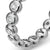 Bezel Set Band Ring in Sterling Silver with Diamonds, 3.7mm