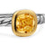 DY Mercer Color Cable Ring in Sterling Silver with 14K Yellow Gold and Citrine, 5.5mm