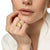 DY Mercer Color Stone Ring in Sterling Silver with 14K Yellow Gold and Champagne Citrine, 13.5mm