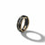 Forged Carbon Band Ring in 18K Gold, 8.5mm, Size 10 (Image 3)