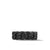 Curb Chain Band Ring in Black Titanium with Black Diamonds, 8mm