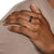 Faceted Band Ring in Black Titanium, 6.2mm