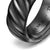 Sculpted Cable Band Ring in Black Titanium, 9mm, Size 11